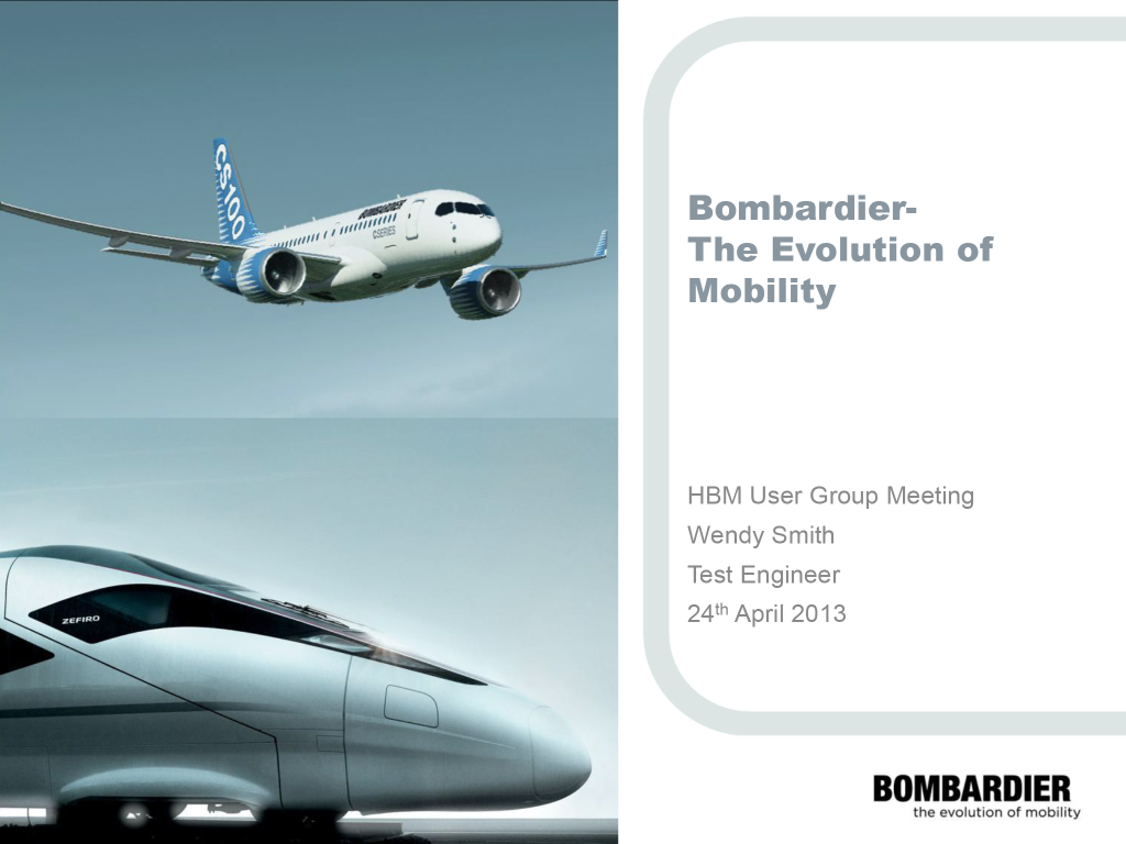 Bombardier - the evolution of mobility