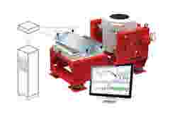 Explode view of electric vehicle chassis equipped with battery pack on the road. 3D rendering image.