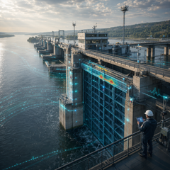 AI Driven Infrastructure Monitoring for Lock Dam Systems