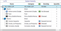LP step 3 results are displayed in the Derating column