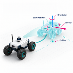 Navigation and localisation - Estimate position velocity and orientation