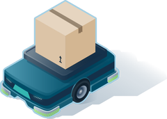 Autonomous mobile warehouse AGV robot iso