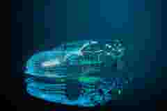 Blueprint of Futuristic Electric Car