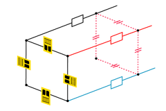 cab strain gauge full bridge with connected wires