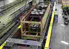 TTCI uses a hydraulic shaker system known as the Simuloader Unit SMU to run the accelerated fatigue test