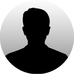 Black and white portrait of a man's silhouette