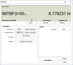 Weibull Article Quick calculation showing the DFI i e failure intensity at the end of the test