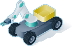 Agriculture mobile robot 01 iso