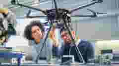 drone engineers aerospace and defence wokring to improve electric power