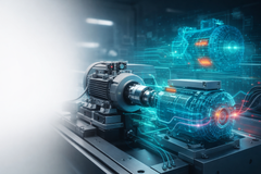 Electric motor digital twin visualisation