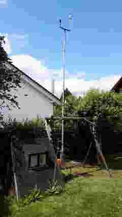 hbk slm equipment setup in garden