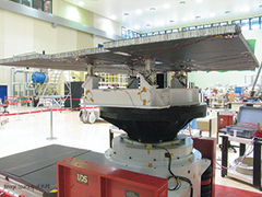 Shaker testing on satellite courtesy of INPE 10