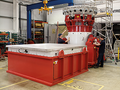 V994 in Royston factory with workers Left