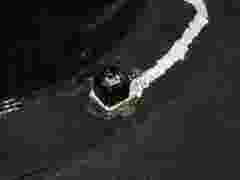 Close up of sensor placed