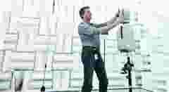 Robot controlled acoustic holography