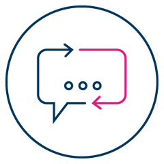 communication bidirectional picto