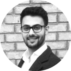 Black and white portrait of Adi Dhora, Engineering Solutions, Reliability Solutions Consultant at HBK
