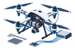 Drone Development and integration isometric