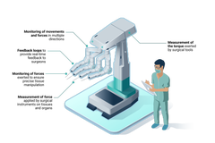 Surgical medical robot sensor solutions infographic en iso