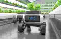 Robots working in an organic indoor greenhouse