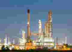 Infrastructure of oil and gas refinery plant