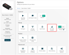 Traffic analyzer select