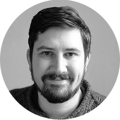 Black and white portrait, with rounded image, of Ryan Young, Engineering Manager of OEM Sensors at HBK. Ryan is one of the experts for the OEM Solution Day 2023, which take place on the 21st and 22nd of March at the HBK in Darmstadt, Germany